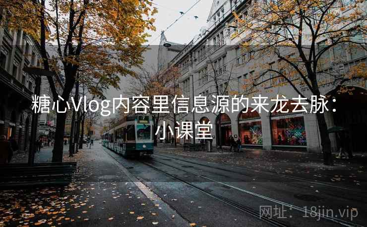 糖心Vlog内容里信息源的来龙去脉：小课堂